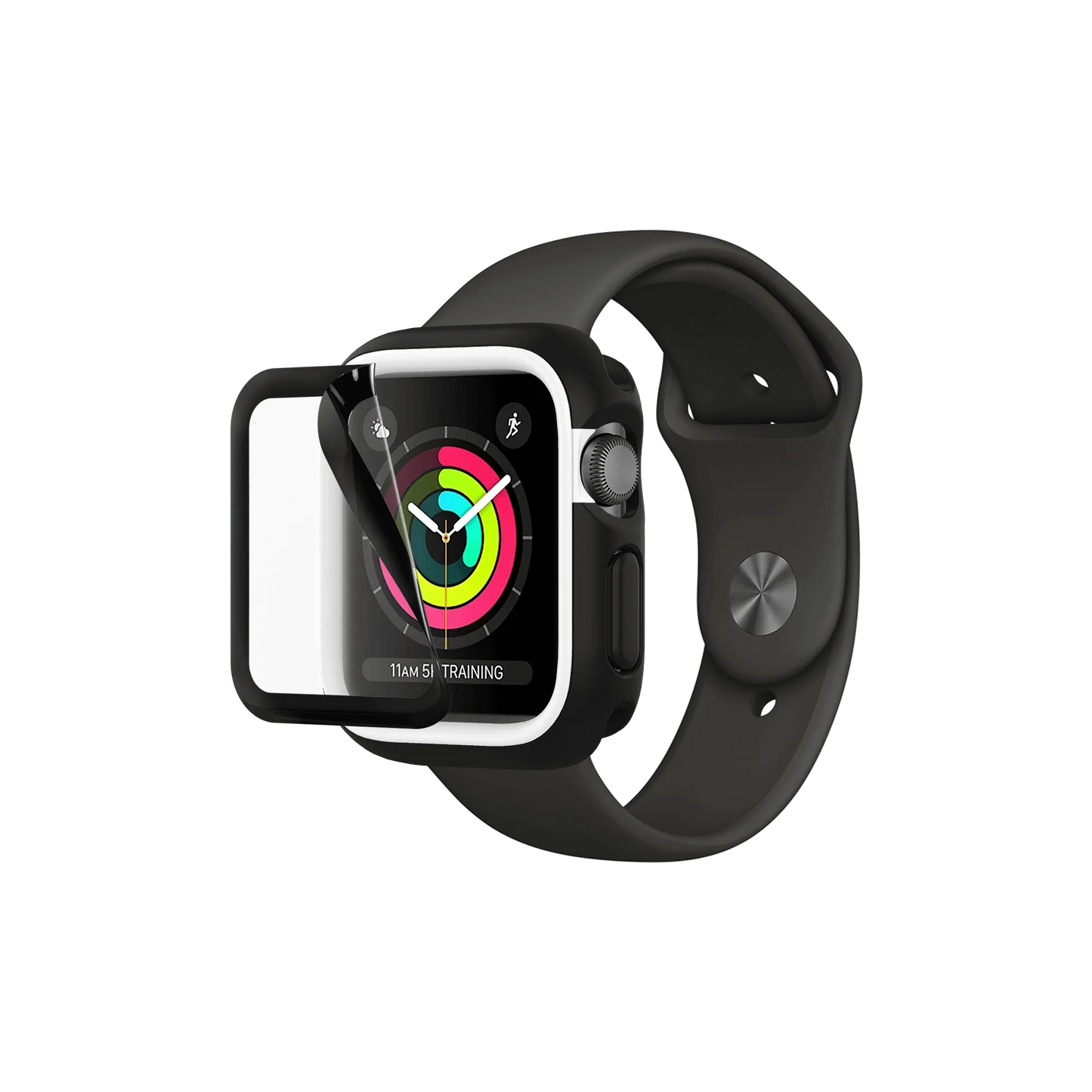 (R) Apple Watch Series 1 (42mm) Apple Watch 3D壯撞貼