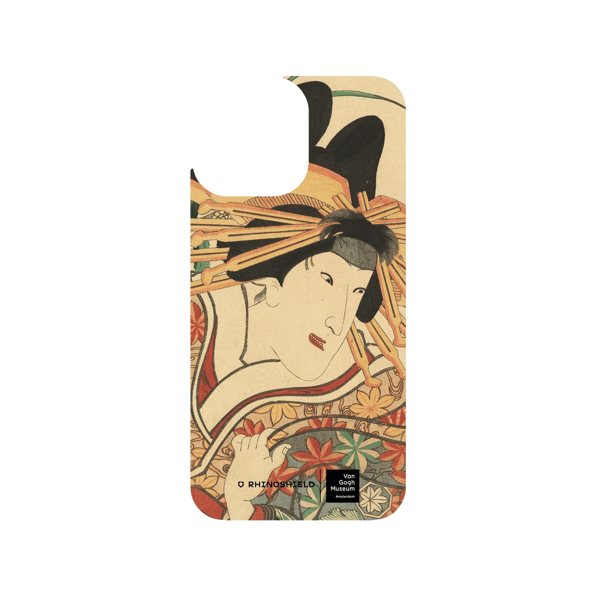 RHINOSHIELD X Van Gogh Museum Clear iPhone 13 Pro Max Case - Actor Iwai Kumesaburō (III) in the Role of the Courtesan
