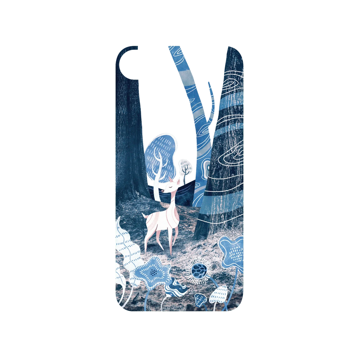 RHINOSHIELD Mod NX iPhone SE (3rd generation) Case: Original Designs - May Scars Bloom Into Flowers Someday (California Wildfire) Backplate