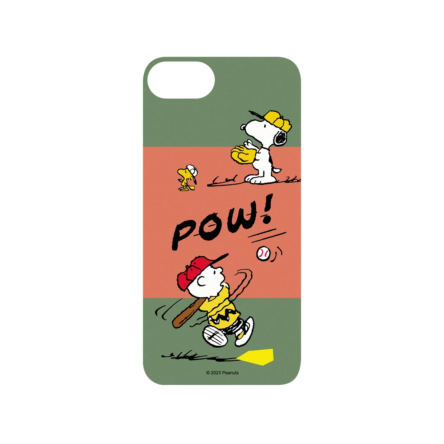 RhinoShield X Snoopy Mod NX iPhone SE (3rd generation) Case - Let's Play Baseball! Backplate