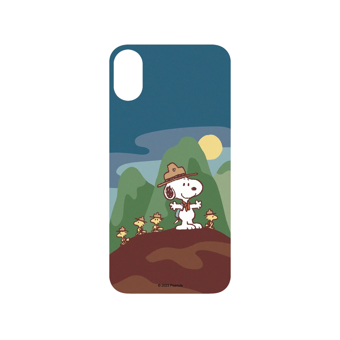 RhinoShield X Snoopy SolidSuit iPhone XS Case - At The Mountain Top