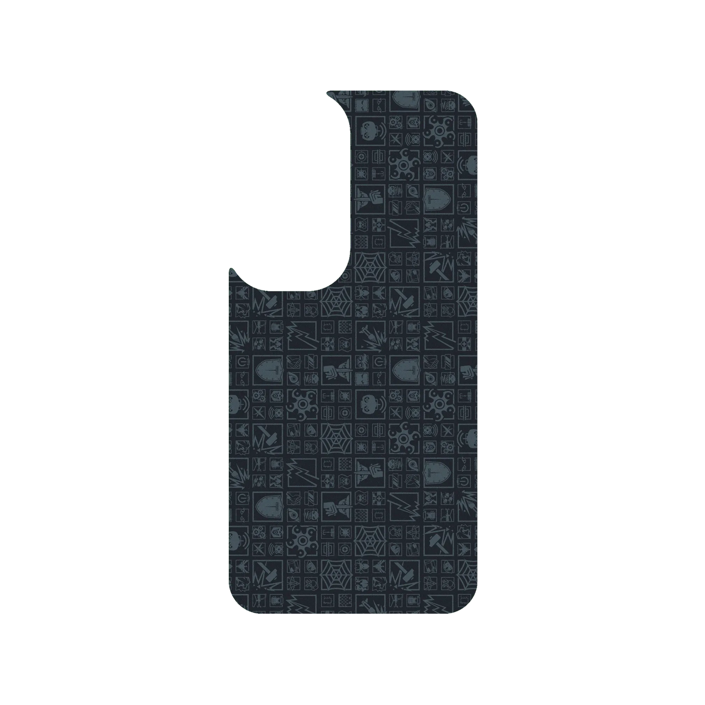 RHINOSHIELD X 6: Siege SolidSuit Samsung Galaxy S24 Case - Mosaic - Dark Blue
