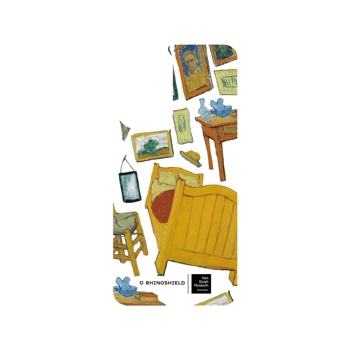 RHINOSHIELD X Van Gogh Museum SolidSuit Samsung Galaxy A53 Case - The Bedroom - Transparent