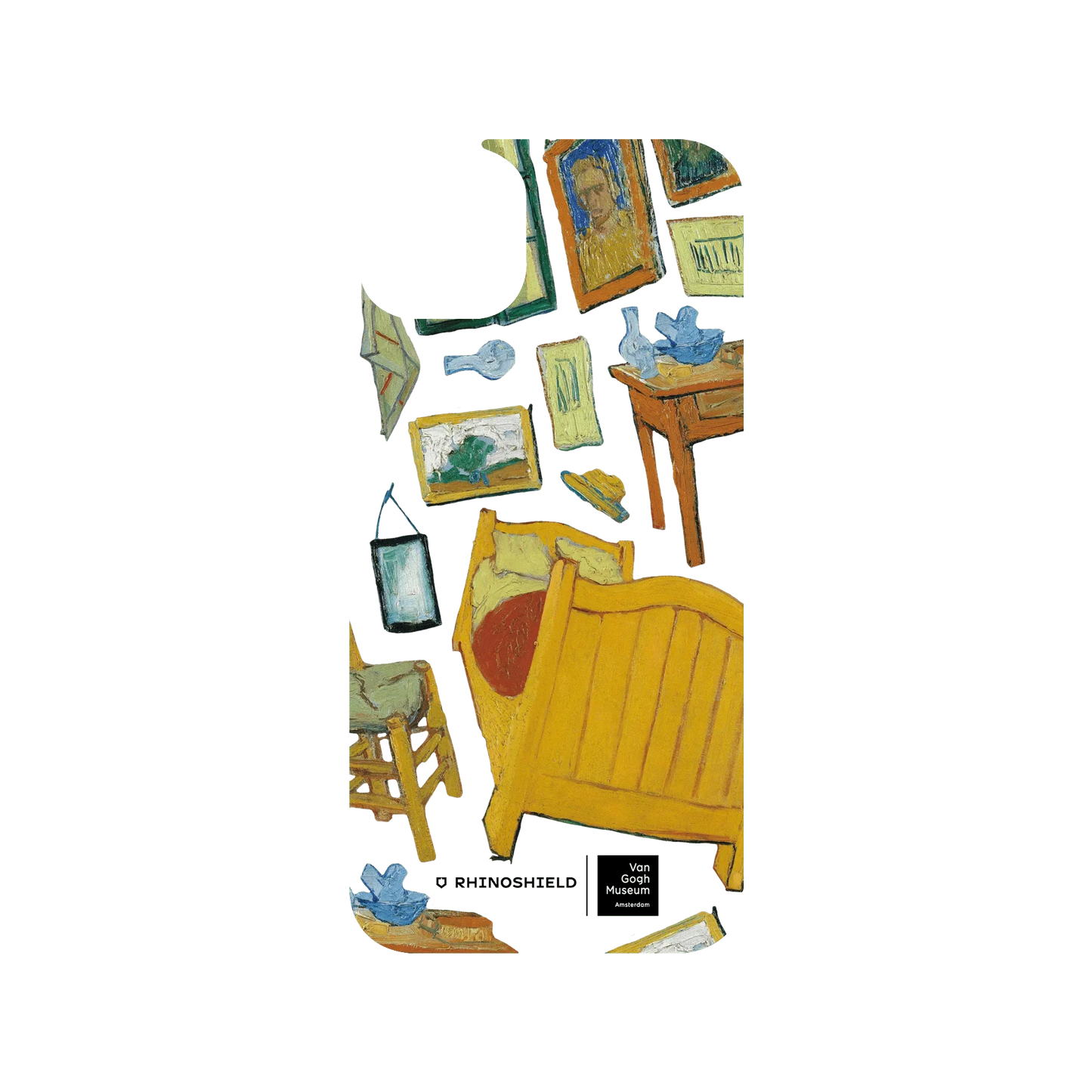 RHINOSHIELD X Van Gogh Museum Clear Case (MagSafe compatible) iPhone 14 Plus - The Bedroom - Transparent