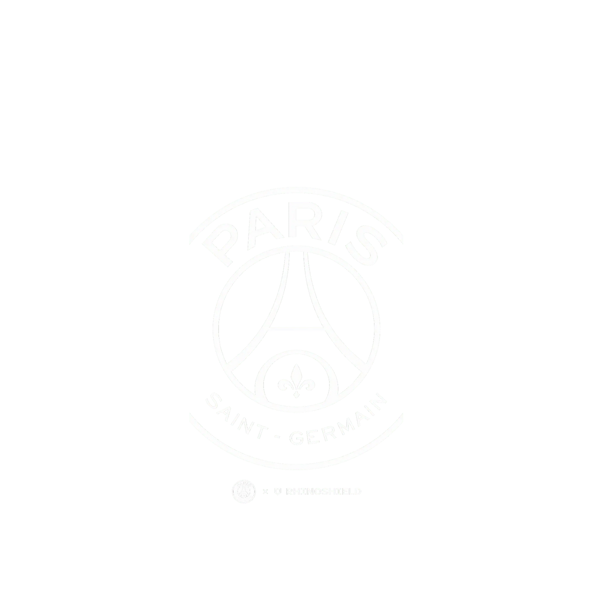 RHINOSHIELD X PSG JellyTint iPhone 14 Plus Case - PSG Oversize White