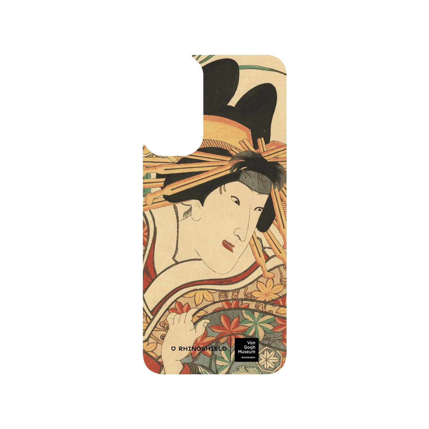 RHINOSHIELD X Van Gogh Museum SolidSuit Samsung Galaxy A14 (4G) Case - Actor Iwai Kumesaburō (III) in the Role of the Courtesan