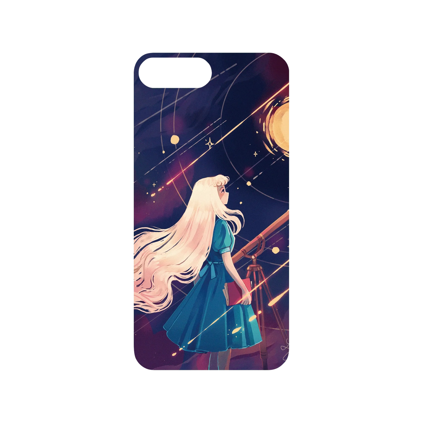 RHINOSHIELD X Ludmilacerafoce Mod NX iPhone 8 Plus Case - The Astronomer Backplate