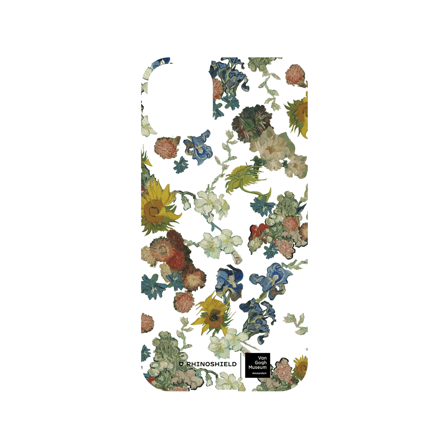RHINOSHIELD X Van Gogh Museum Mod NX iPhone 11 Case - Vincent's Flowers - 50th Anniversary Transparent Backplate