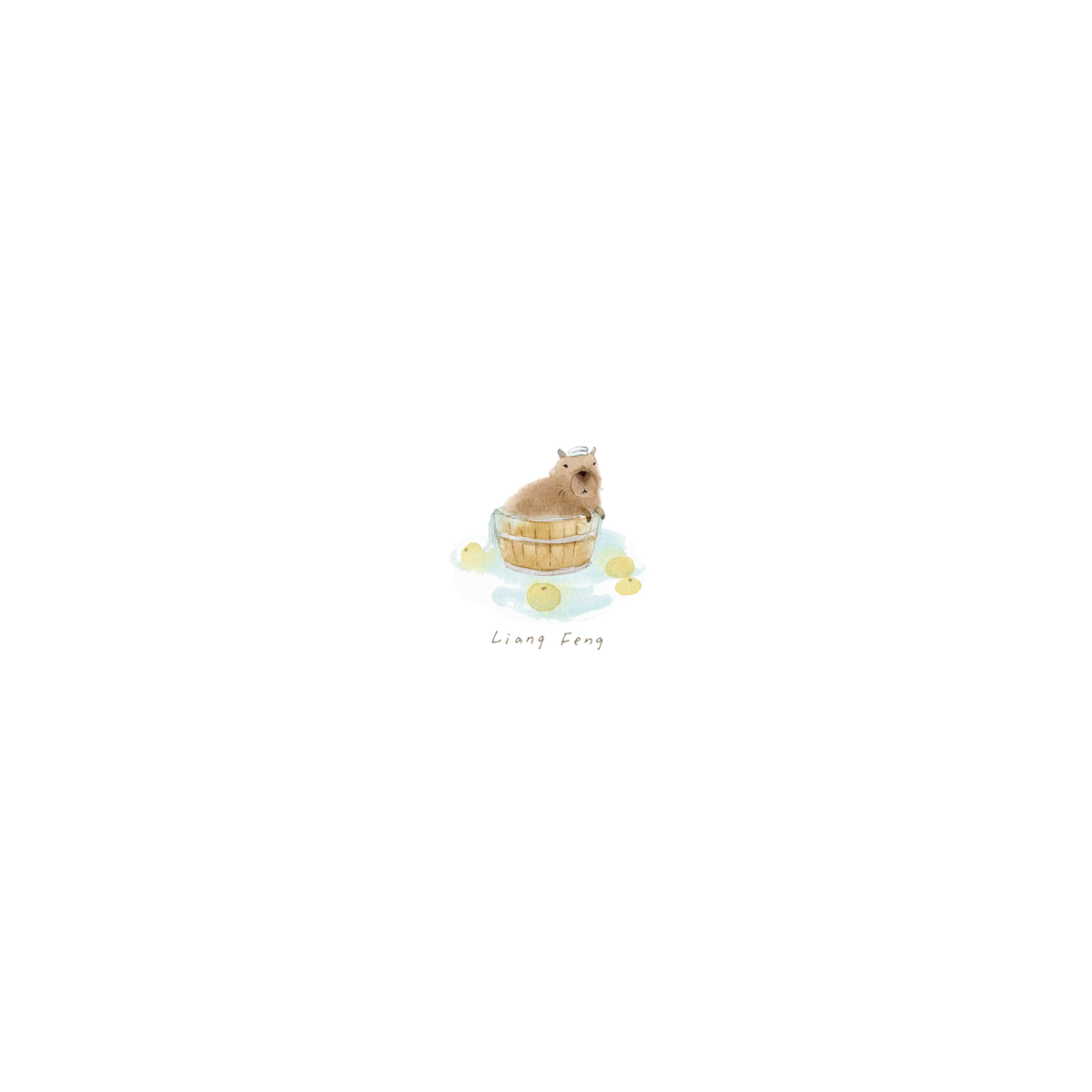 RHINOSHIELD X Liang Feng AirPods Pro Case - Capybaras
