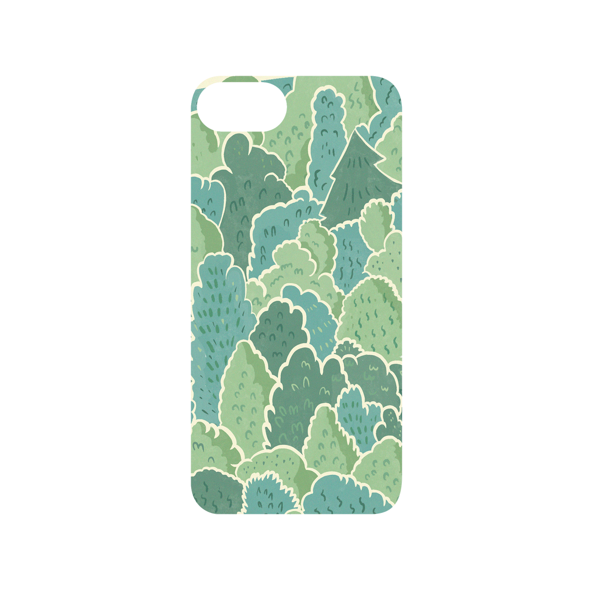 RhinoShield Mod NX iPhone 7 Case: Original Designs - Calm Forest Backplate