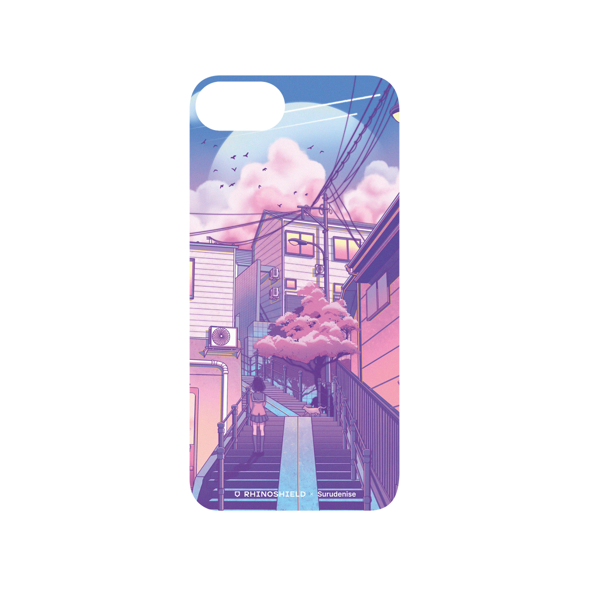 RhinoShield X Surudenise Mod NX iPhone SE (2nd generation) Case - Pastel Tokyo Backplate