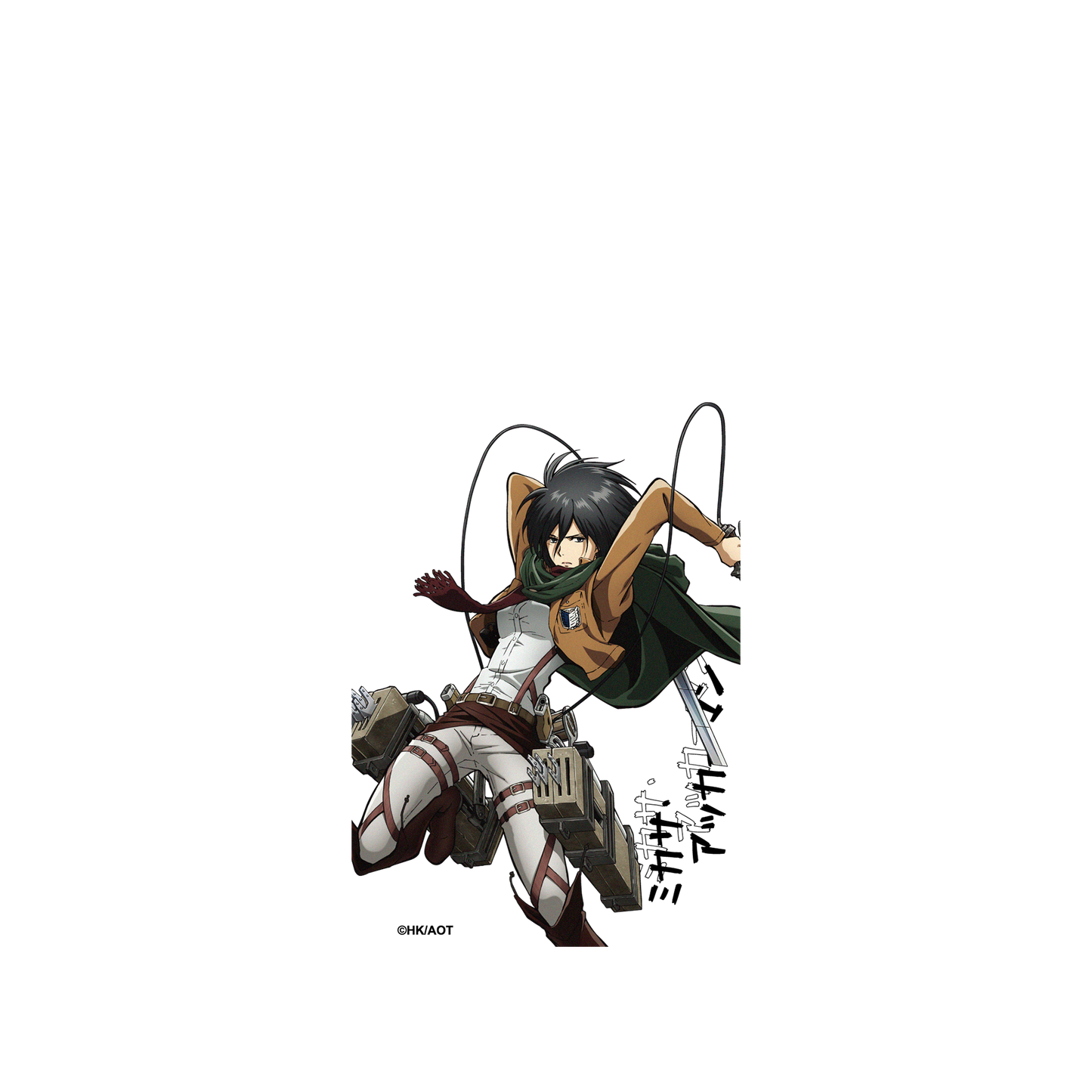 RhinoShield X Attack on Titan Mod NX iPhone 7 Case - Mikasa in Action Backplate