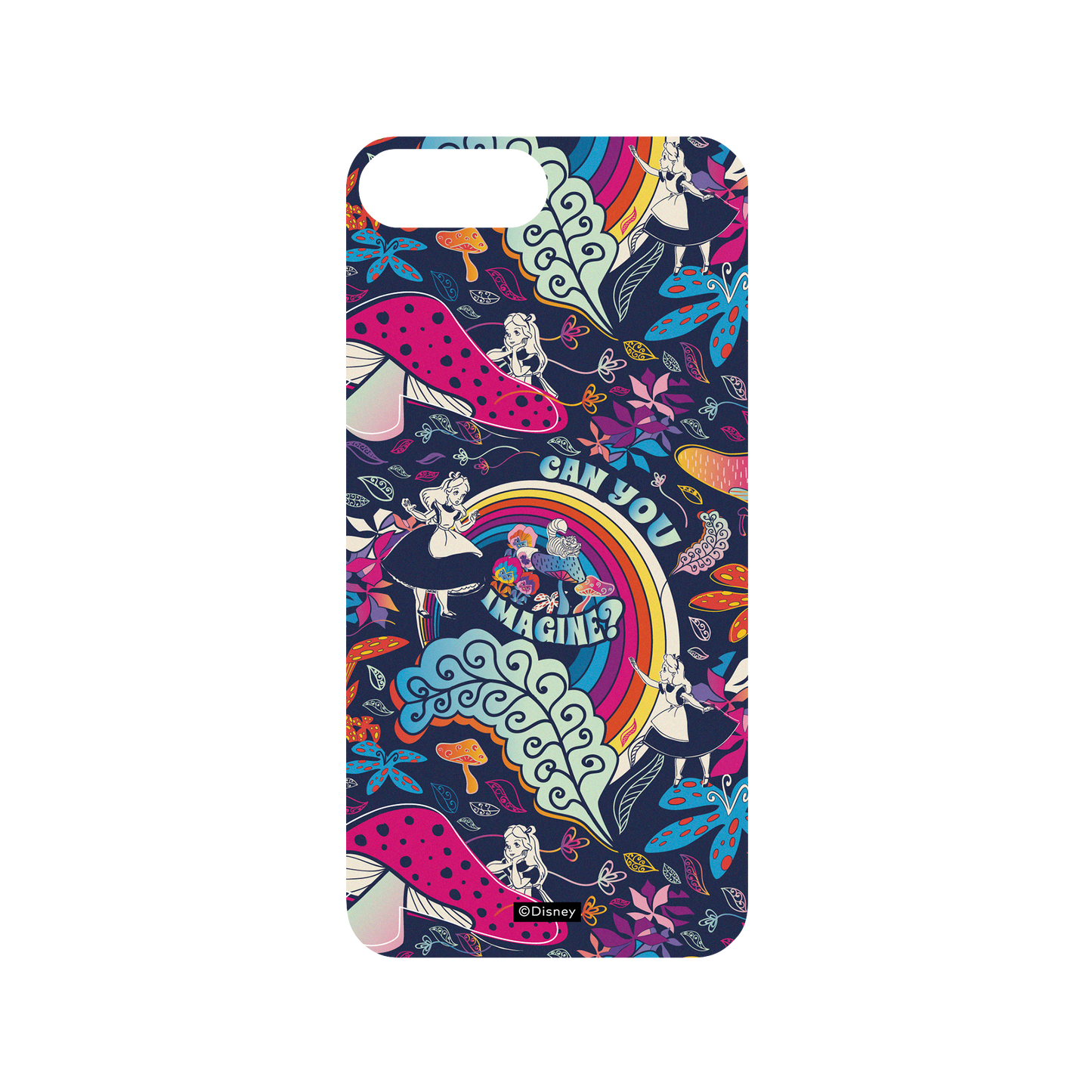 iPhone 8 Plus 犀牛盾Mod NX邊框背蓋兩用手機殼 Disney-Classics - 愛麗絲夢遊仙境 Alice au pays des merveilles - Motif rétro