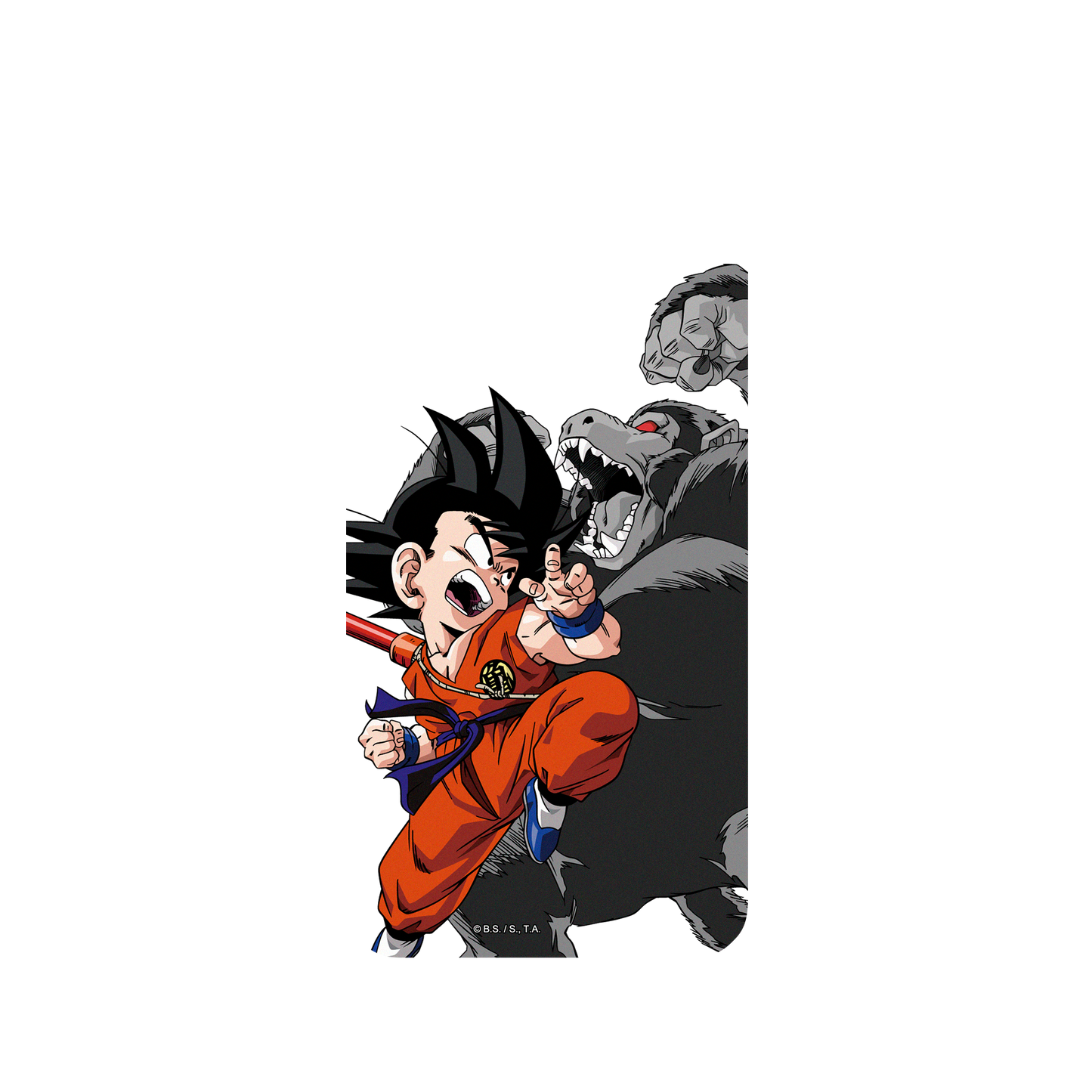 RhinoShield X Dragon Ball Mod NX iPhone 7 Plus Case - Goku & Great Ape Backplate