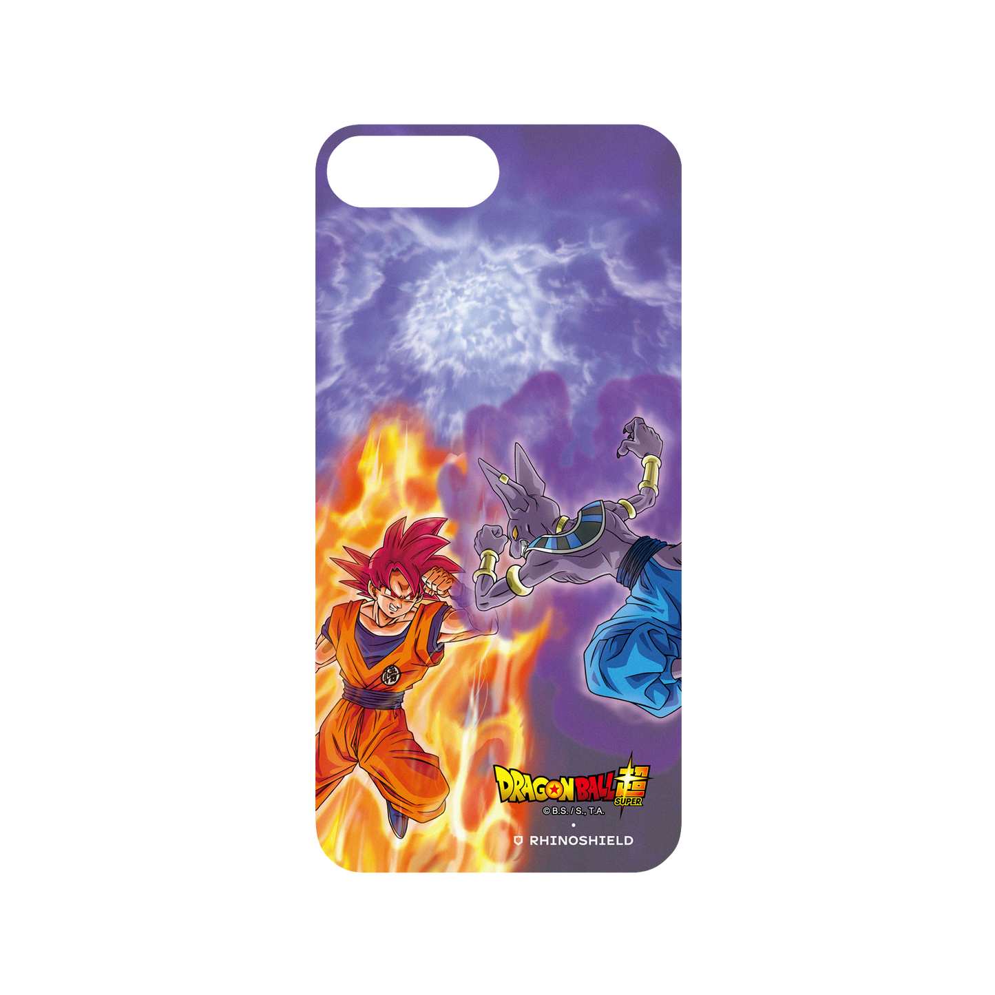 RHINOSHIELD X Dragon Ball Super Mod NX iPhone 7 Plus Case - Super Saiyan God Goku vs Beerus Backplate