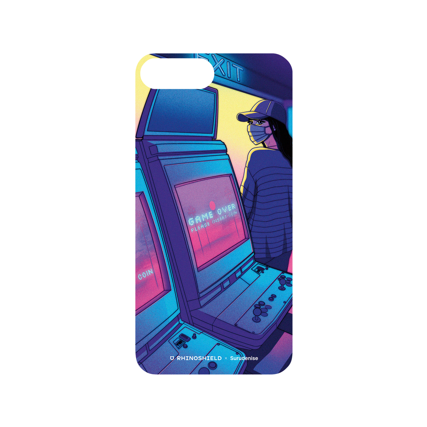 RhinoShield X Surudenise Mod NX iPhone 7 Plus Case - Arcade Backplate
