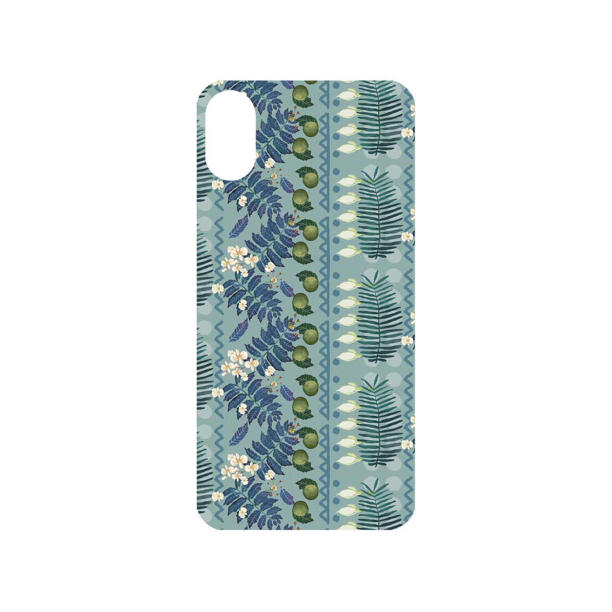 RHINOSHIELD X WasangShow Mod NX iPhone X Case - Tropical Plants Backplate