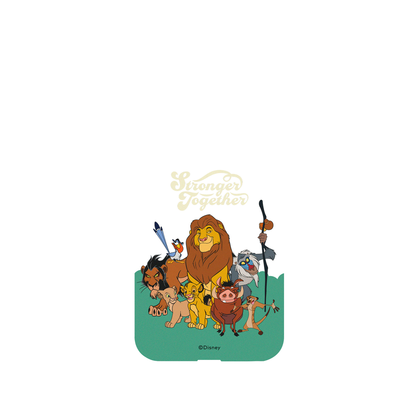 iPhone XS 犀牛盾Mod NX邊框背蓋兩用手機殼 Disney-Classics - 獅子王 Le Roi lion - Plus fort ensemble