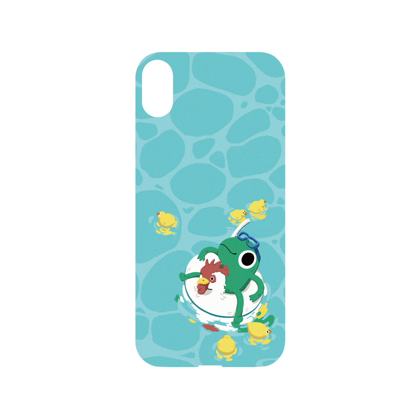 RhinoShield X Incrediville Mod NX iPhone XS Max Case - Chicken Floaty Backplate