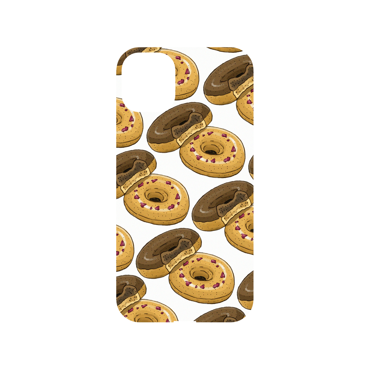 iPhone 11 犀牛盾Mod NX聯名設計款邊框背蓋兩用手機殼 保羅先生 - 甜圈圈