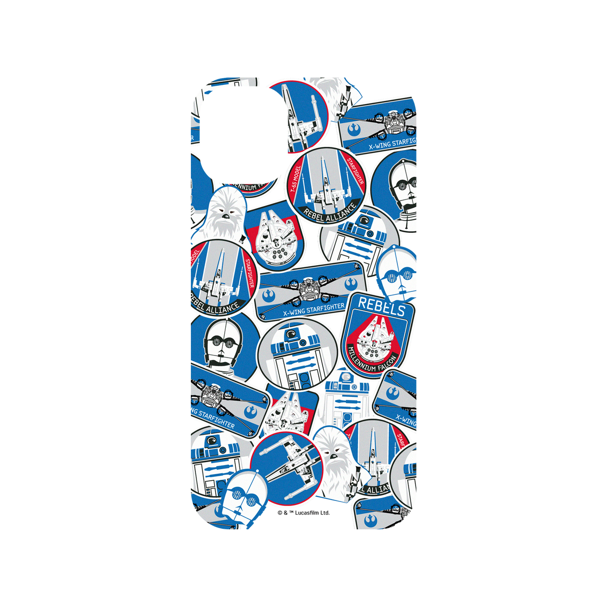 iPhone 11 犀牛盾Mod NX聯名設計款邊框背蓋兩用手機殼 StarWars 星際大戰系列 - Sticker-藍