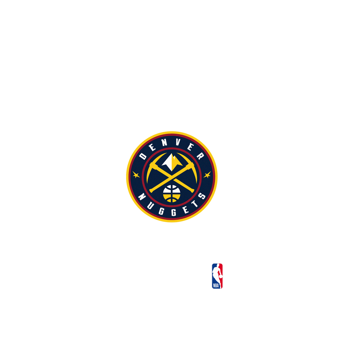 iPhone 11 犀牛盾Mod NX聯名設計款邊框背蓋兩用手機殼 NBA - Logo-丹佛金塊 Denver Nuggets