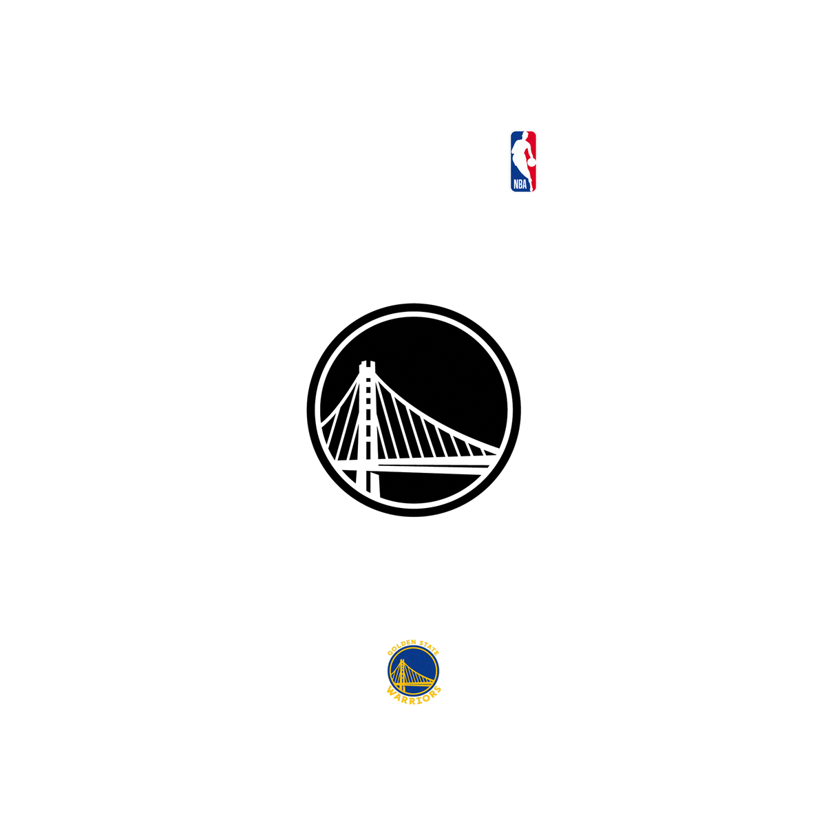 iPhone 11 犀牛盾Mod NX聯名設計款邊框背蓋兩用手機殼 NBA - B&W-金州勇士 Golden State Warriors B&W - Light