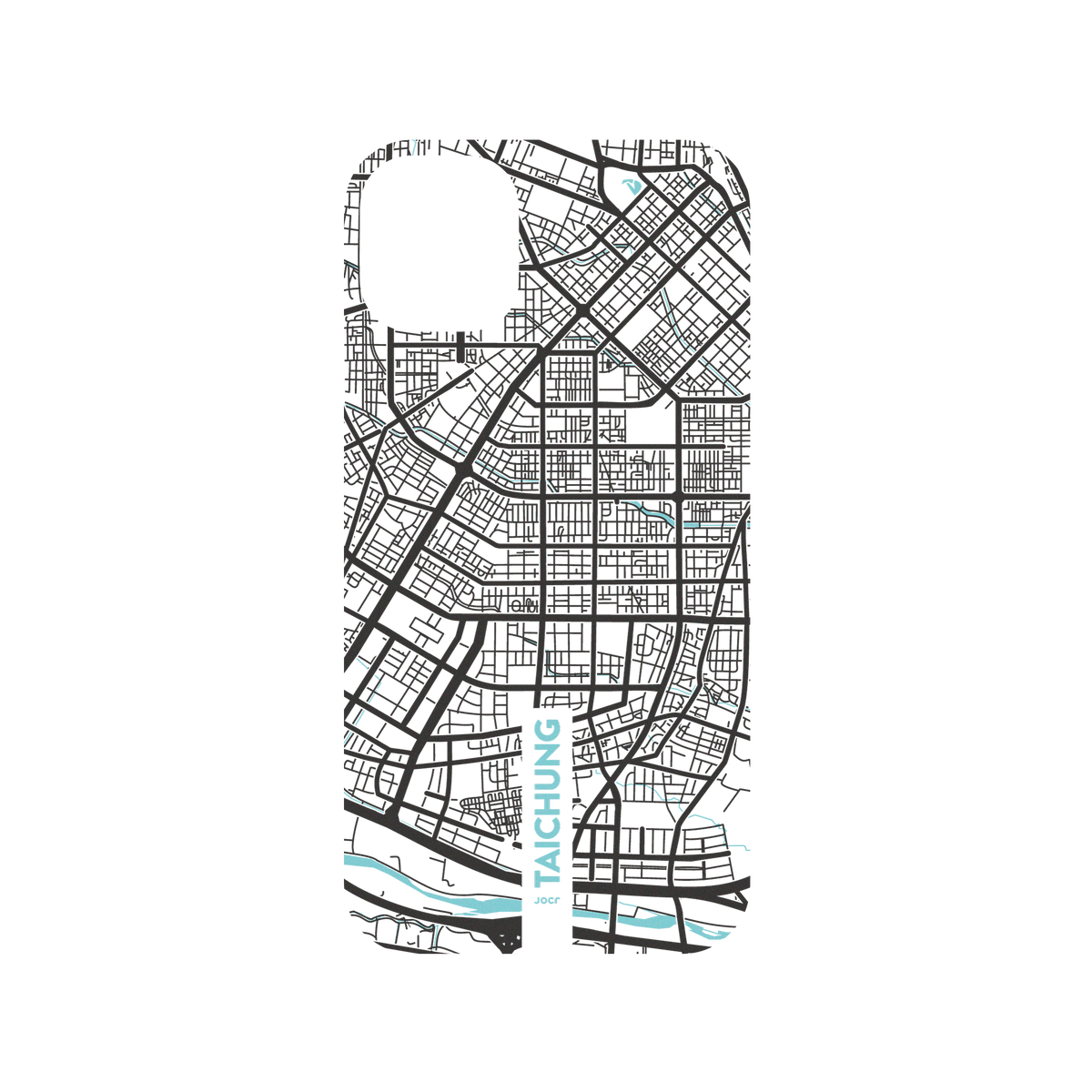 iPhone 11 犀牛盾Mod NX聯名設計款邊框背蓋兩用手機殼 JOCR - Taichung (Black Logo)