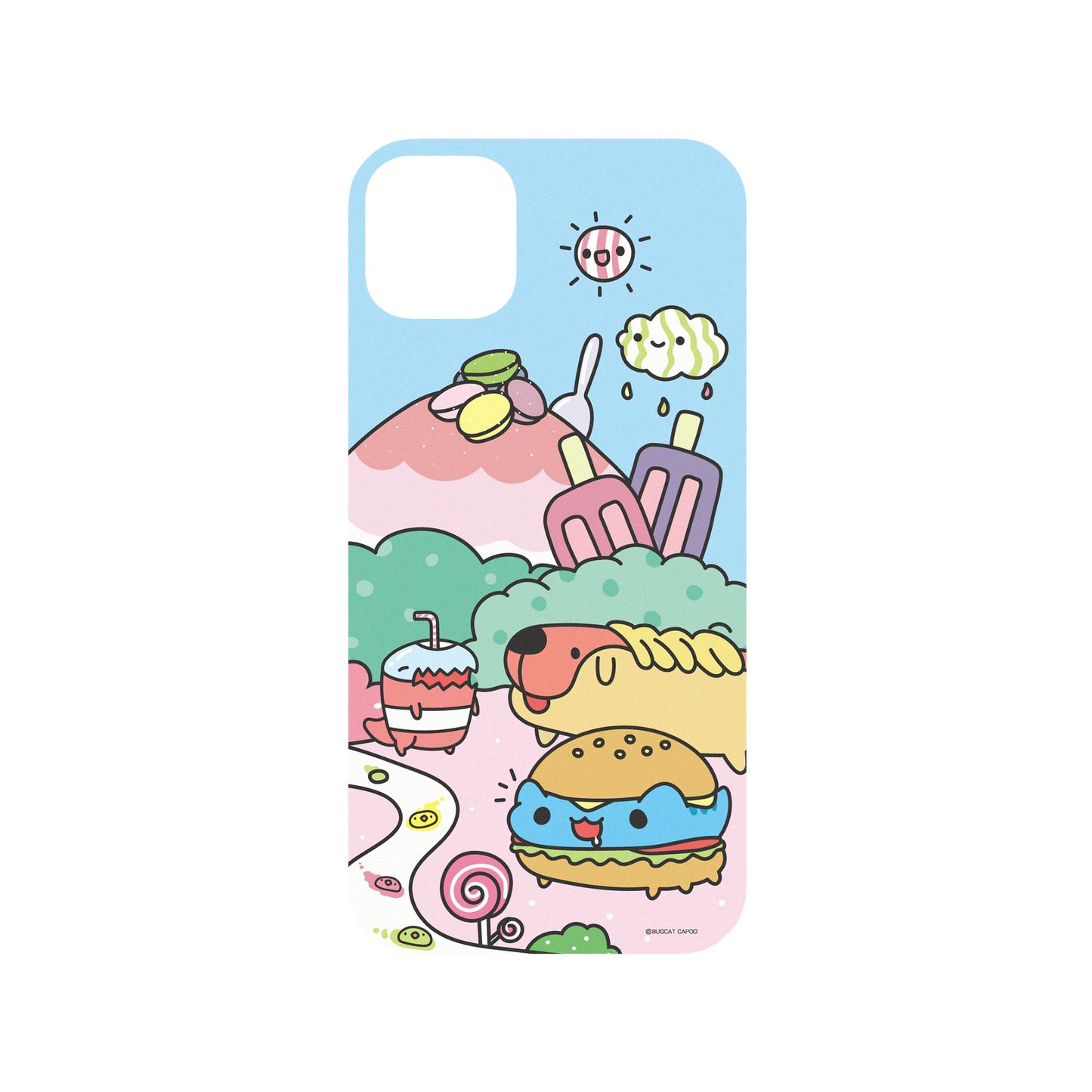 RhinoShield X BUGCAT CAPOO Mod NX iPhone 11 Pro Max Case - Capoo's World of Desserts Backplate
