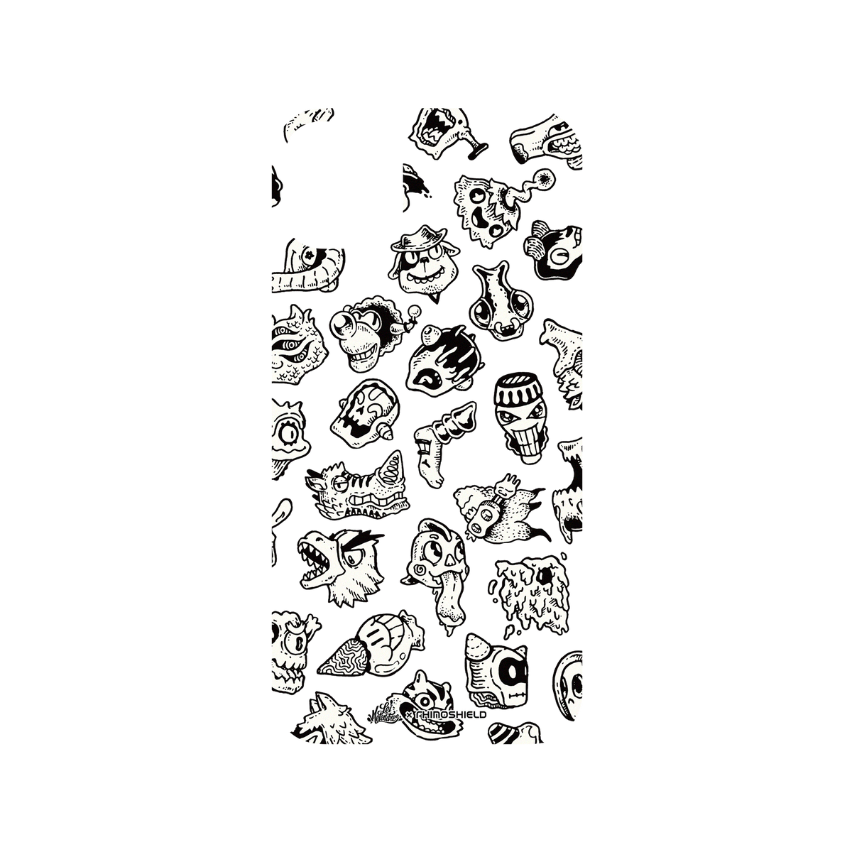 RhinoShield X Lei Melendres Mod NX iPhone 11 Pro Max Case - Monster Head Collection Backplate