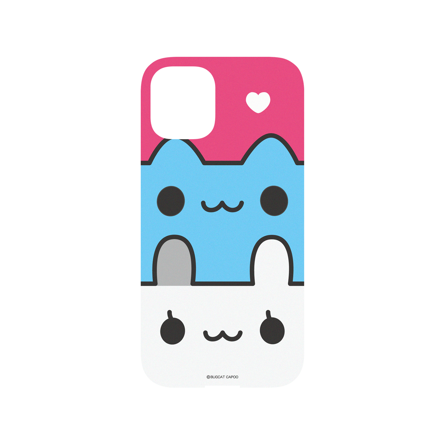 RHINOSHIELD X BUGCAT CAPOO Mod NX (MagSafe compatible) iPhone 12 mini Case - Capoo Rabbit Jenga Backplate