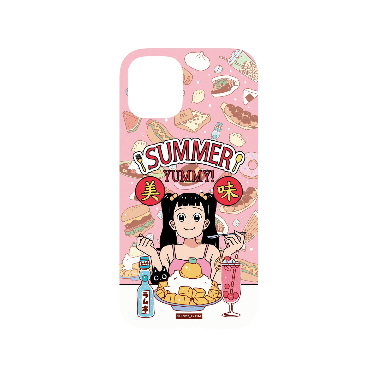 iPhone 12 mini 犀牛盾Mod NX聯名設計款邊框背蓋兩用手機殼 Zzifan_z - Summer Girl