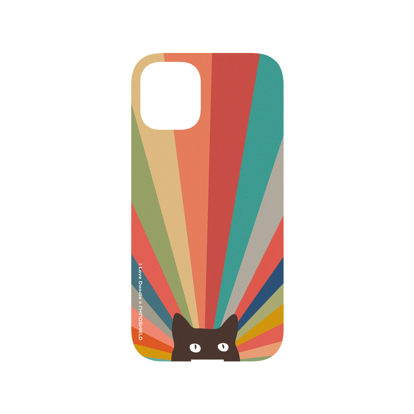RhinoShield X I Love Doodle Mod NX iPhone 12 mini Case - Cat Landscape - Imagination Backplate