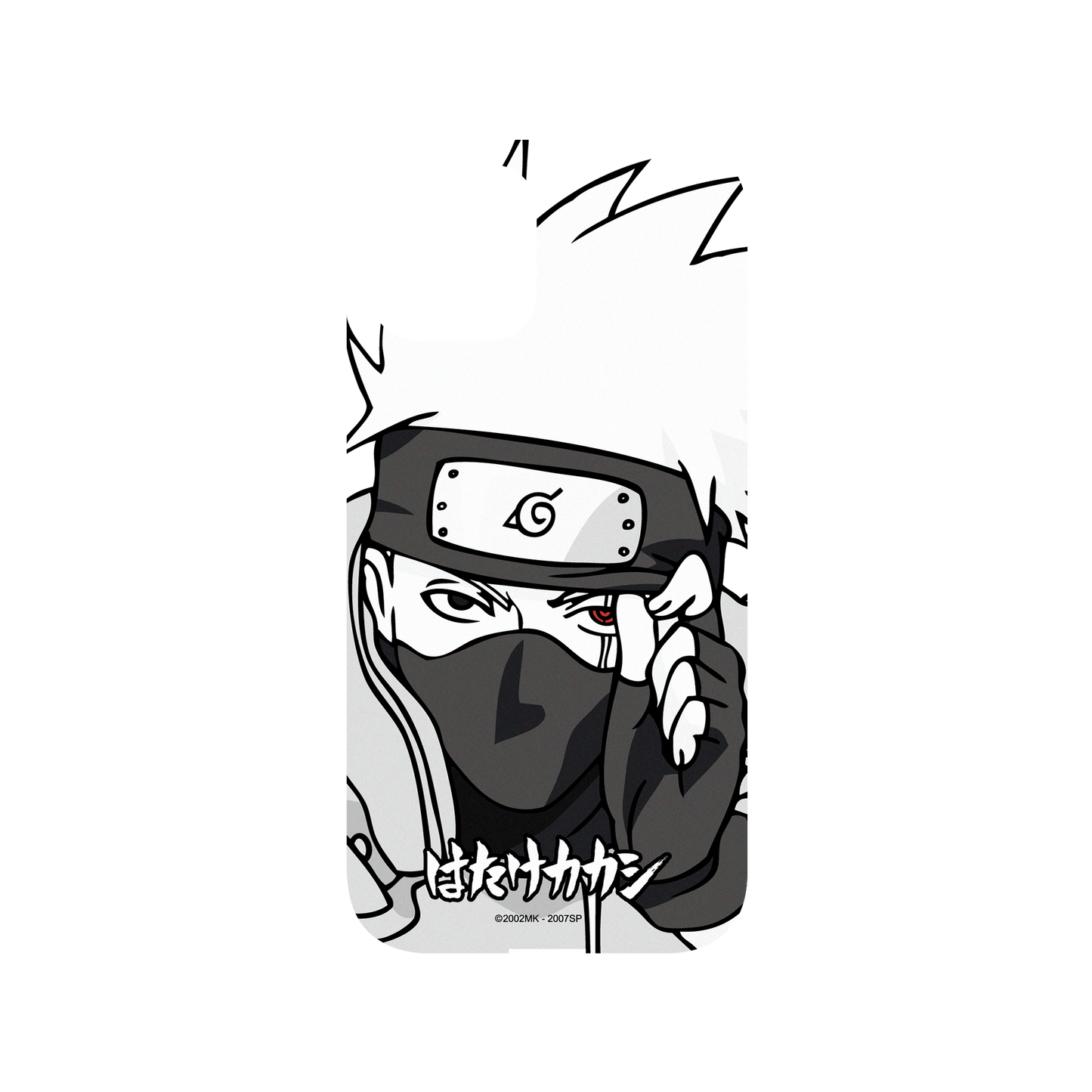 RHINOSHIELD X Naruto Shippuden Mod NX iPhone 12 Pro Case - Kakashi Black & White Backplate