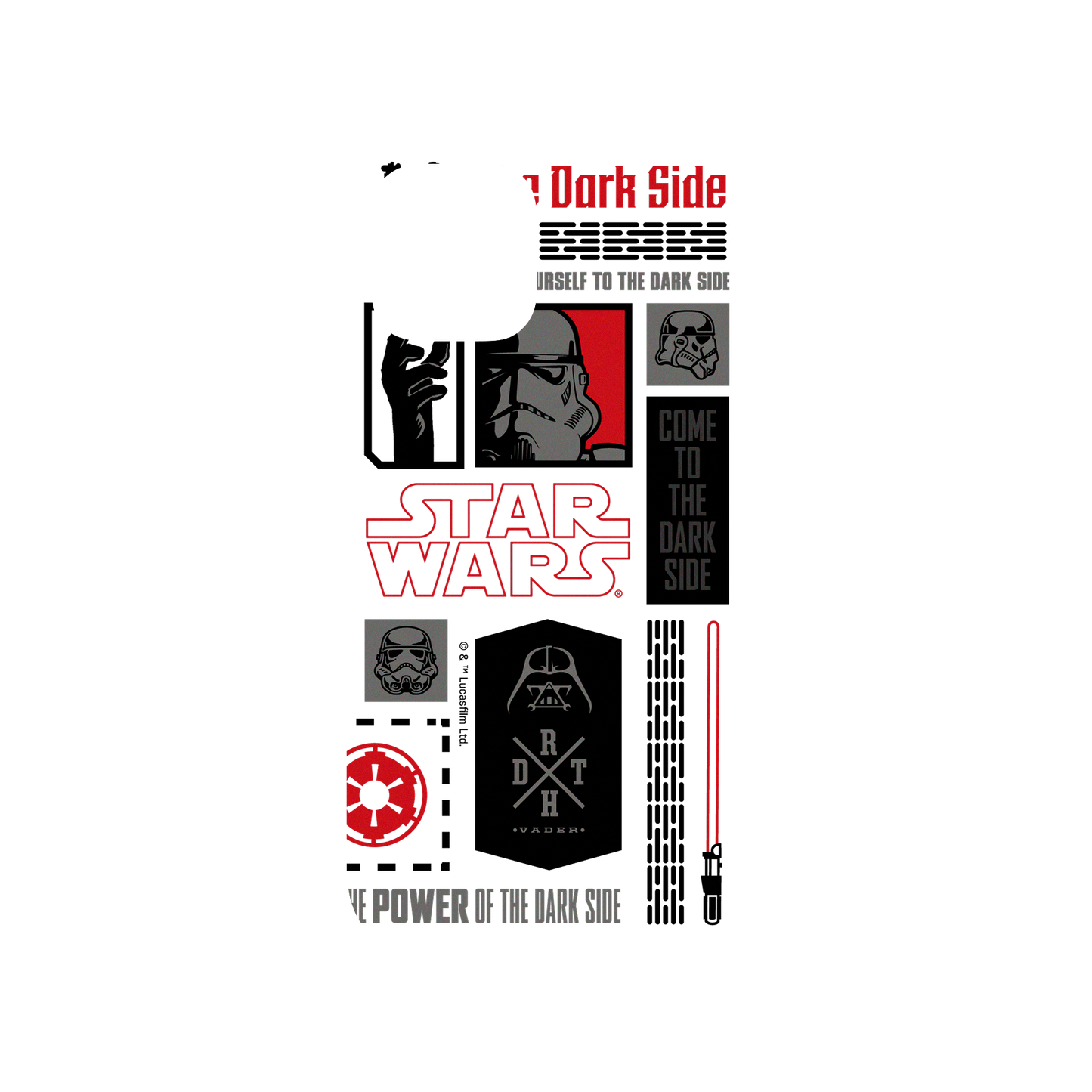 iPhone 12 犀牛盾Mod NX (MagSafe 兼容)聯名設計款邊框背蓋兩用手機殼 StarWars 星際大戰系列 - 風暴兵&光劍-潮流系列