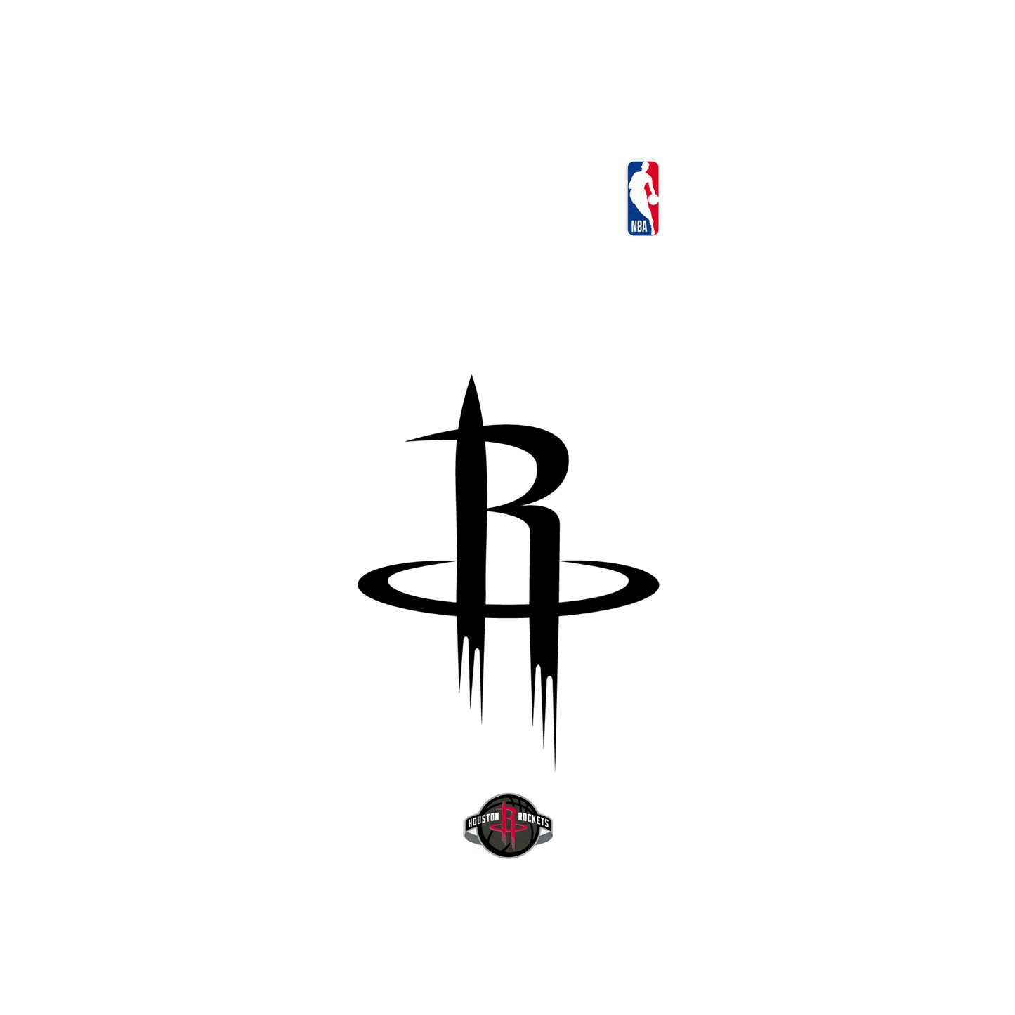 iPhone 12 犀牛盾Mod NX聯名設計款邊框背蓋兩用手機殼 NBA - B&W-休士頓火箭 Houston Rockets B&W