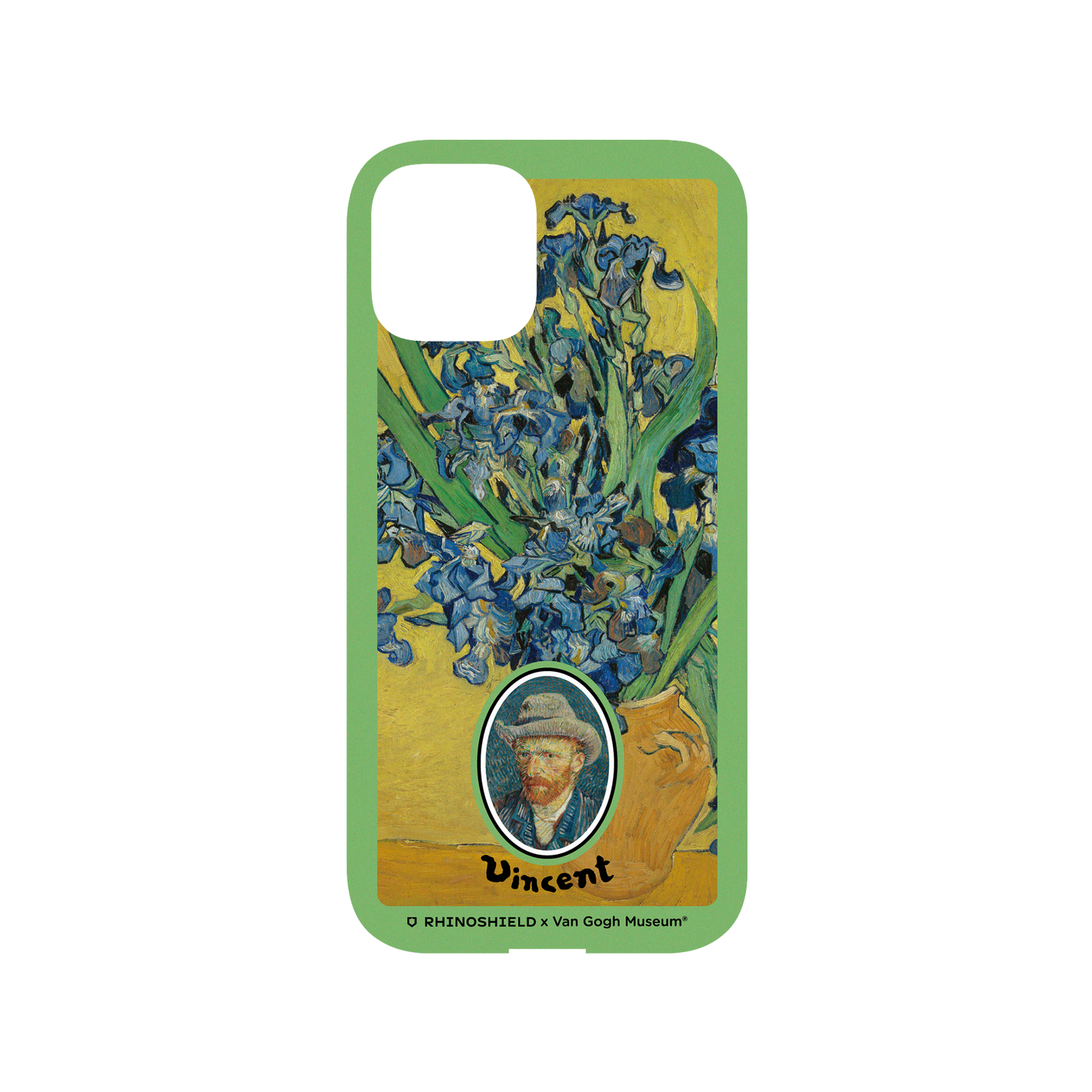 RHINOSHIELD X Van Gogh Museum Mod NX (MagSafe compatible) iPhone 12 Case - Irises - Frame Backplate