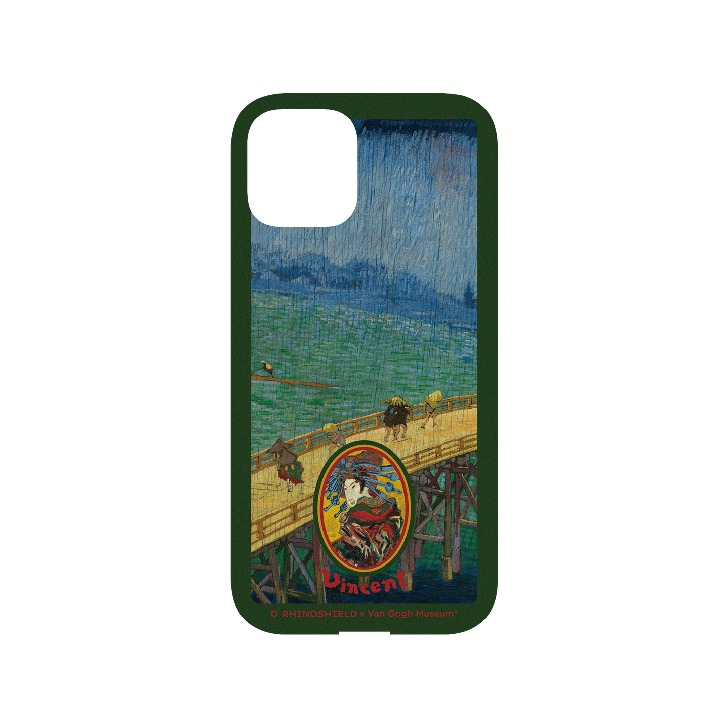 RhinoShield X Van Gogh Museum Mod NX iPhone 12 Pro Case - Bridge in the Rain - Frame Backplate