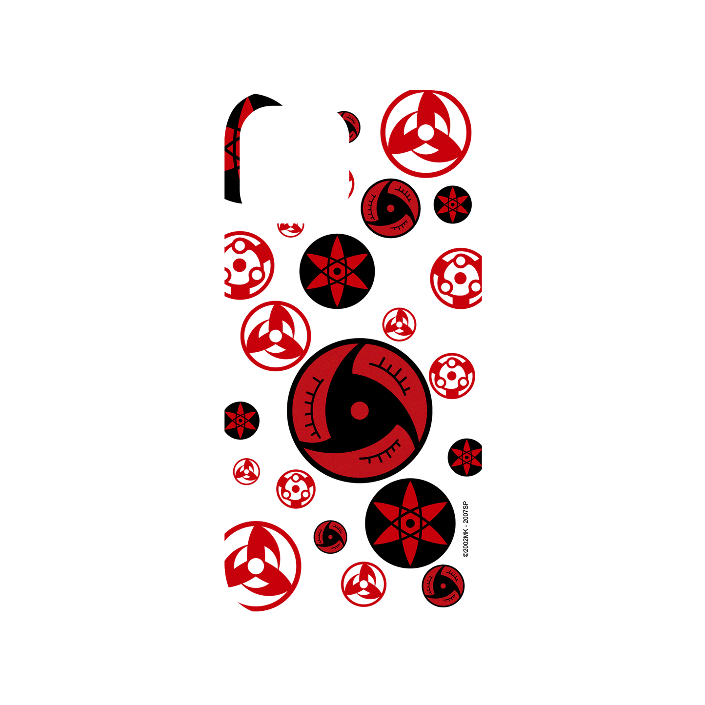 RHINOSHIELD X Naruto Shippuden Mod NX (MagSafe compatible) iPhone 12 Pro Max Case - Sharingan Icons Backplate
