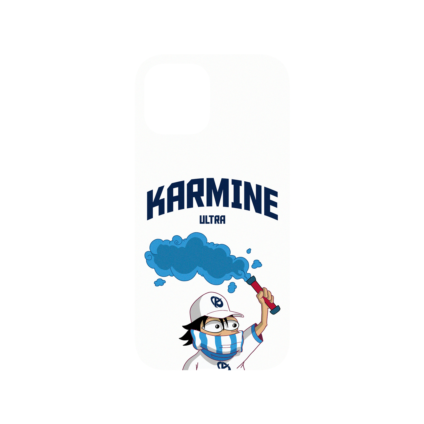 RHINOSHIELD X Karmine Corp Mod NX (MagSafe compatible) iPhone 12 Pro Max Case - Emote Ultra Karmine (Blue) Backplate