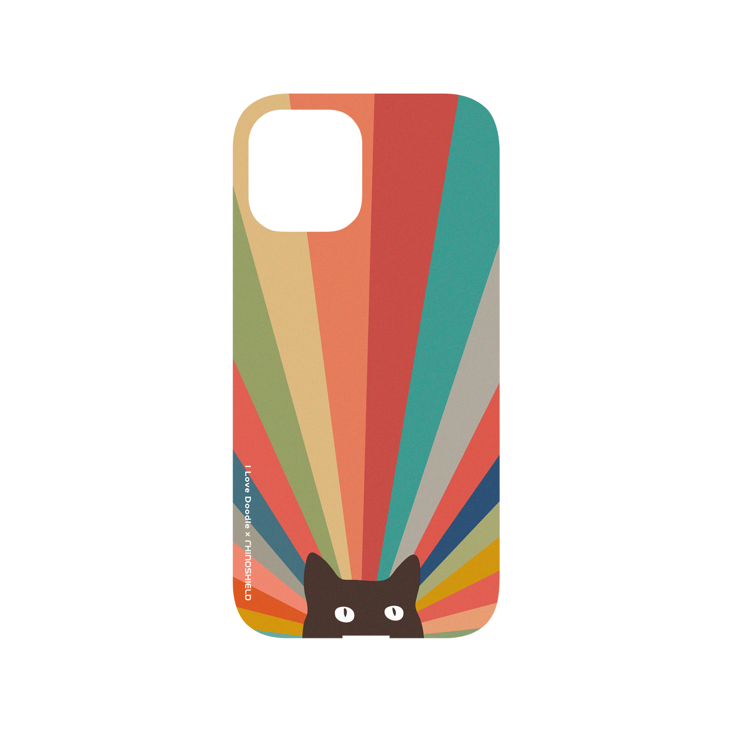 RHINOSHIELD X I Love Doodle Mod NX (MagSafe compatible) iPhone 12 Pro Max Case - Cat Landscape - Imagination Backplate