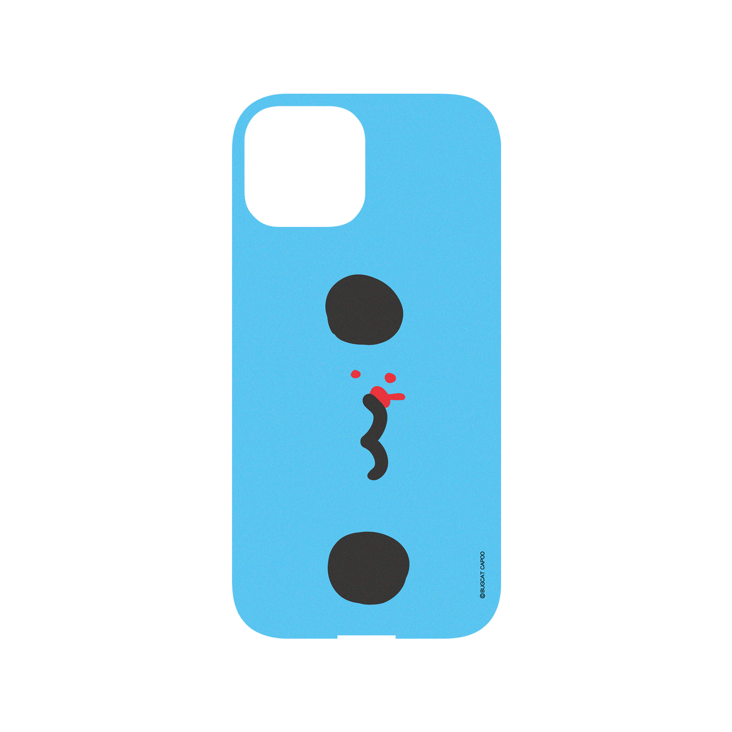 RhinoShield X BUGCAT CAPOO Mod NX iPhone 13 Mini Case - Big Face Capoo (Blue) Backplate