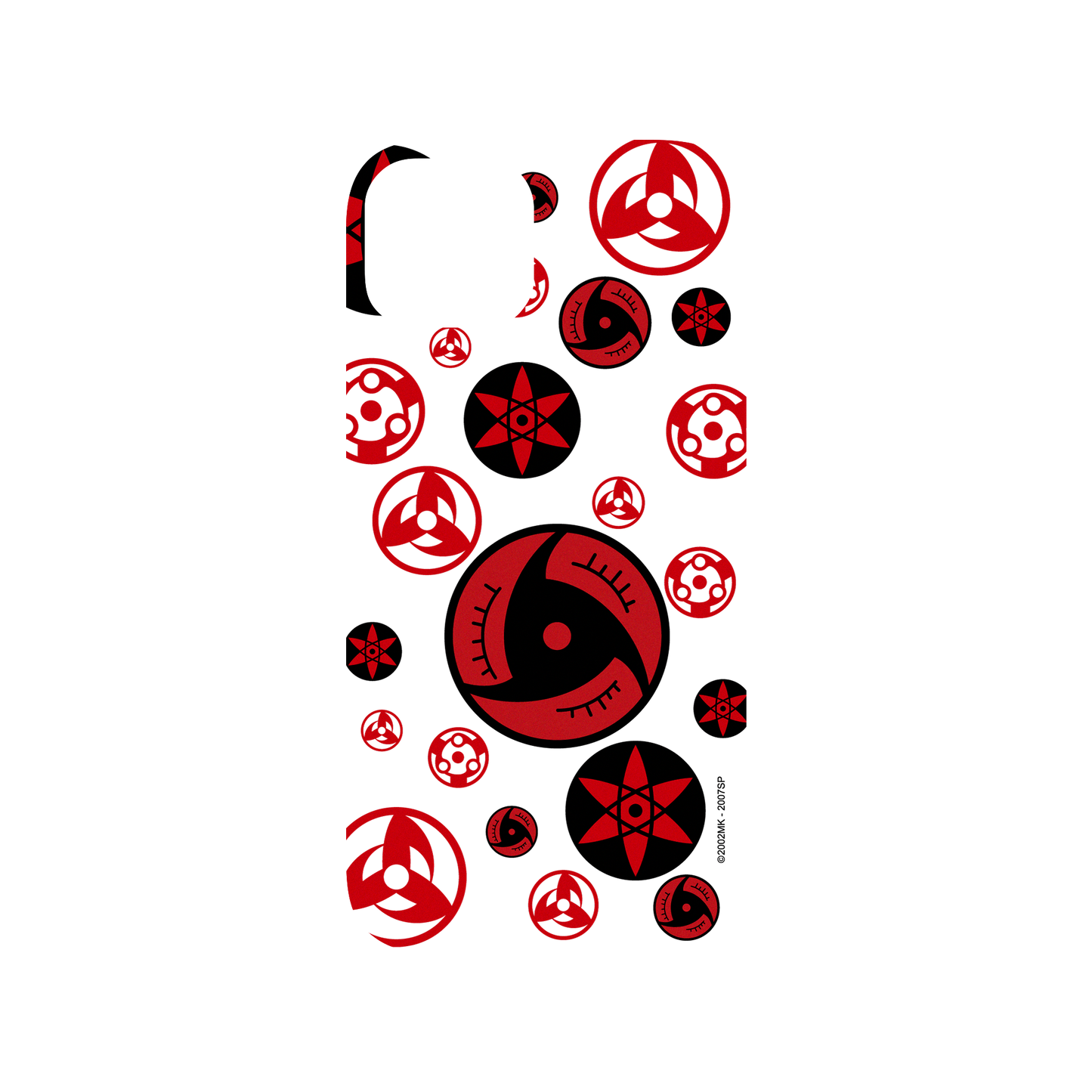 RHINOSHIELD X Naruto Shippuden Mod NX (MagSafe compatible) iPhone 13 Case - Sharingan Icons Backplate