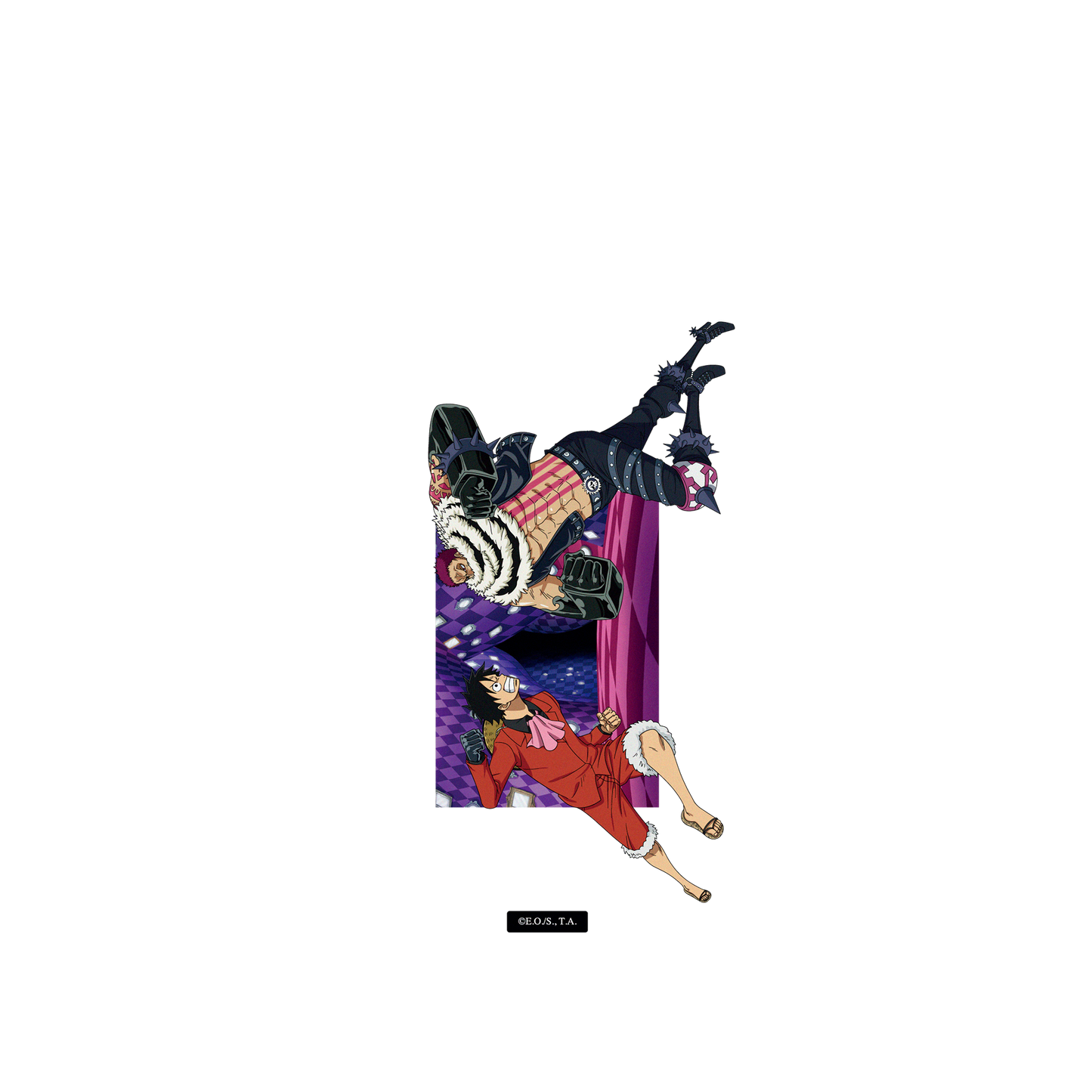 iPhone 13 犀牛盾Mod NX邊框背蓋兩用手機殼 One Piece - 角色系列-魯夫 vs 卡塔克利