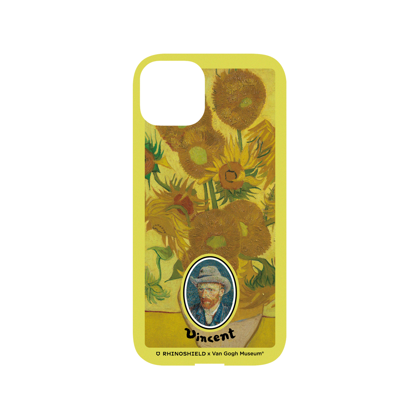 RhinoShield X Van Gogh Museum Mod NX iPhone 13 Case - Sunflowers - Frame Backplate