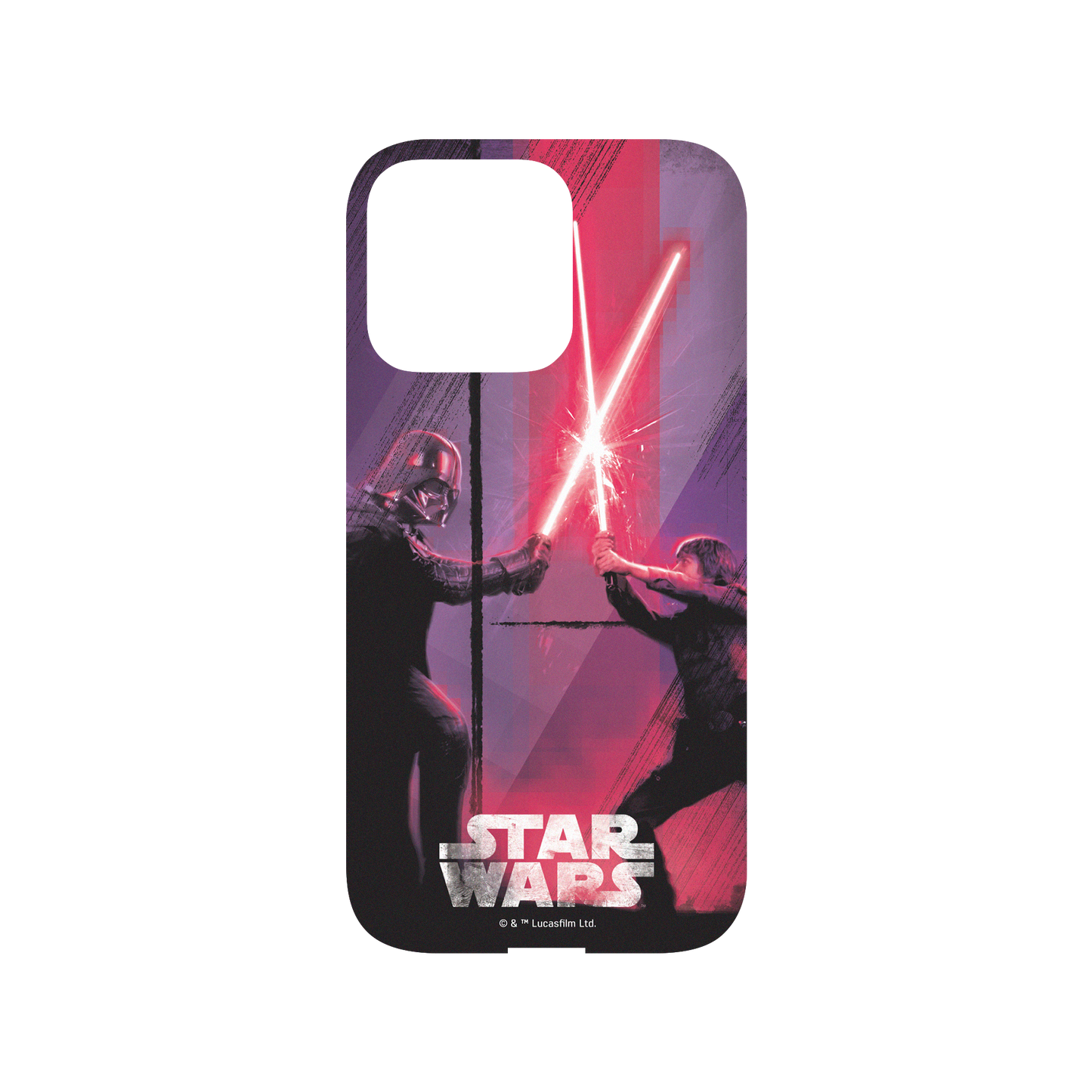 iPhone 13 Pro 犀牛盾Mod NX邊框背蓋兩用手機殼 StarWars 星際大戰系列 - 路克 vs 黑武士