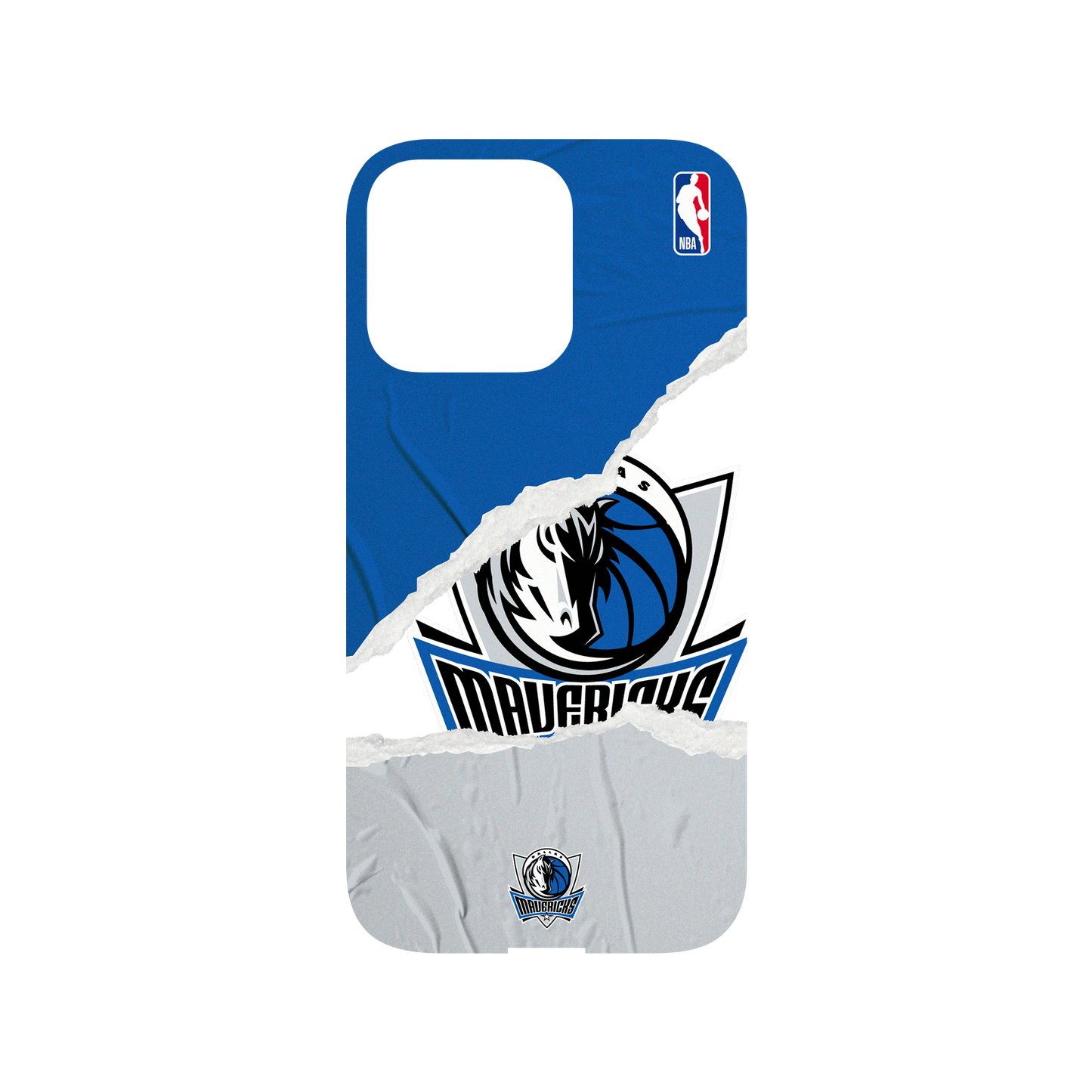 iPhone 13 Pro 犀牛盾Mod NX聯名設計款邊框背蓋兩用手機殼 NBA - 熱血系列-達拉斯獨行俠 Dallas Mavericks - Sweat and Tears