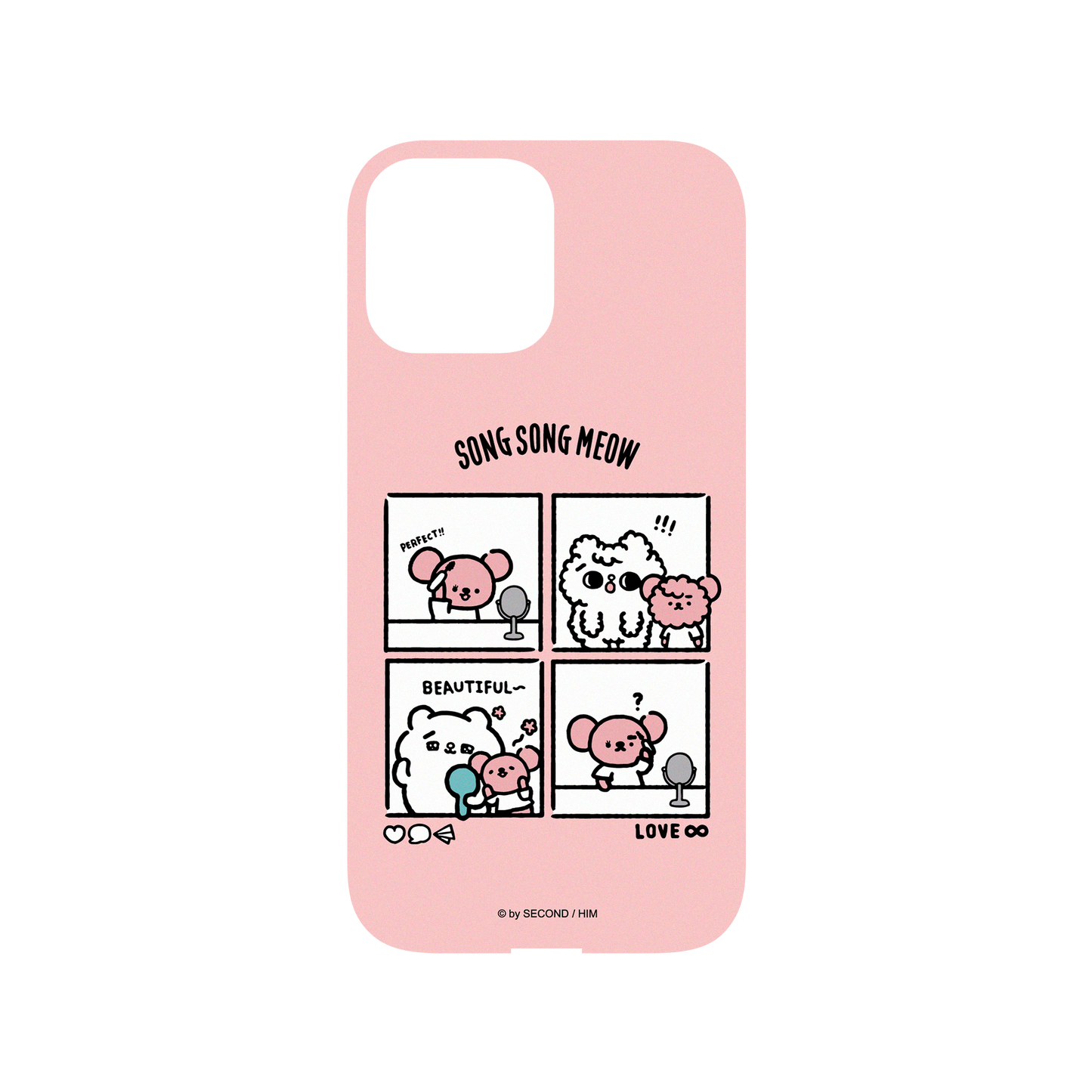 RHINOSHIELD X Song Song Meow by SECOND Mod NX iPhone 13 Pro Max Case - Let's be pretty Backplate