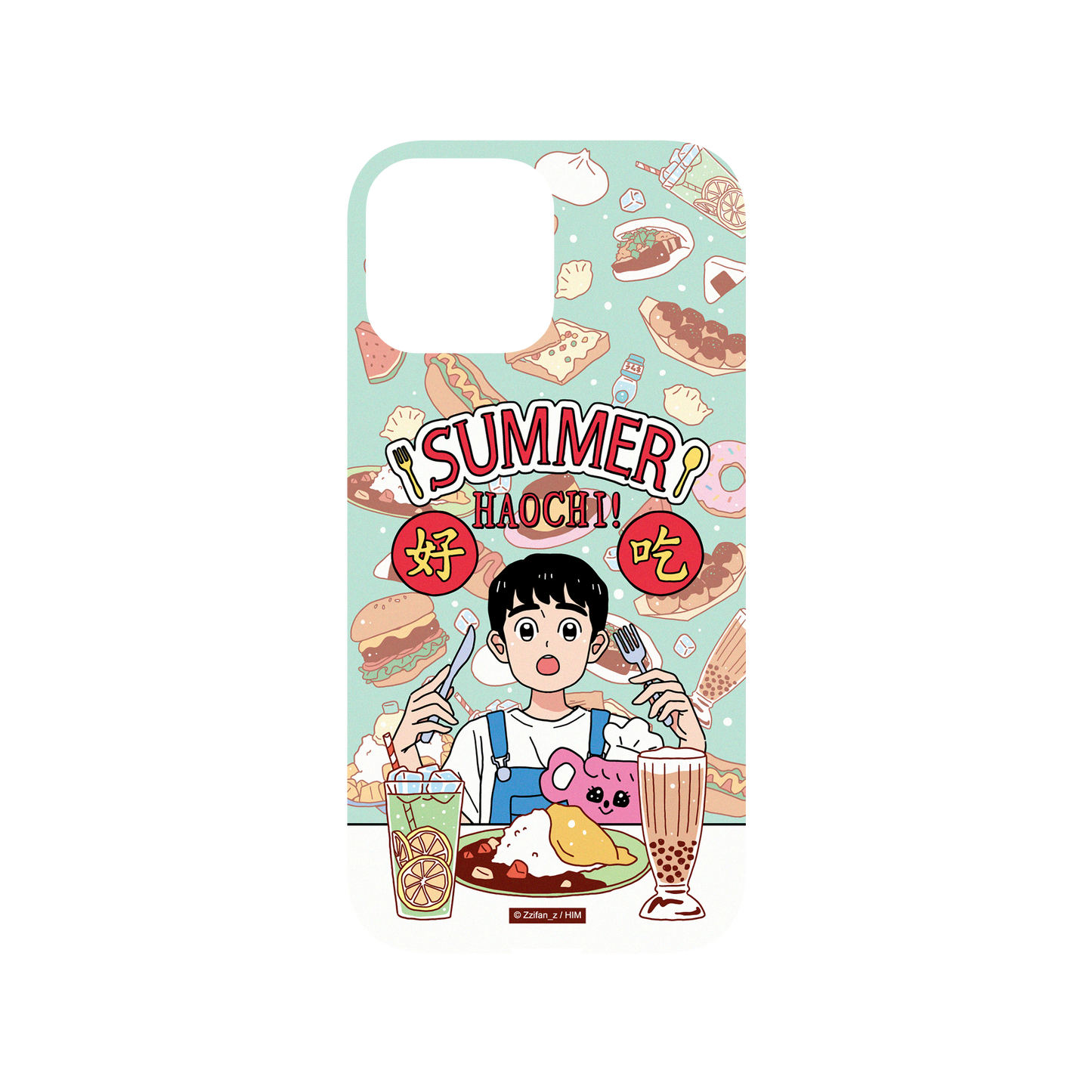 iPhone 13 Pro Max 犀牛盾Mod NX聯名設計款邊框背蓋兩用手機殼 Zzifan_z - Summer Boy
