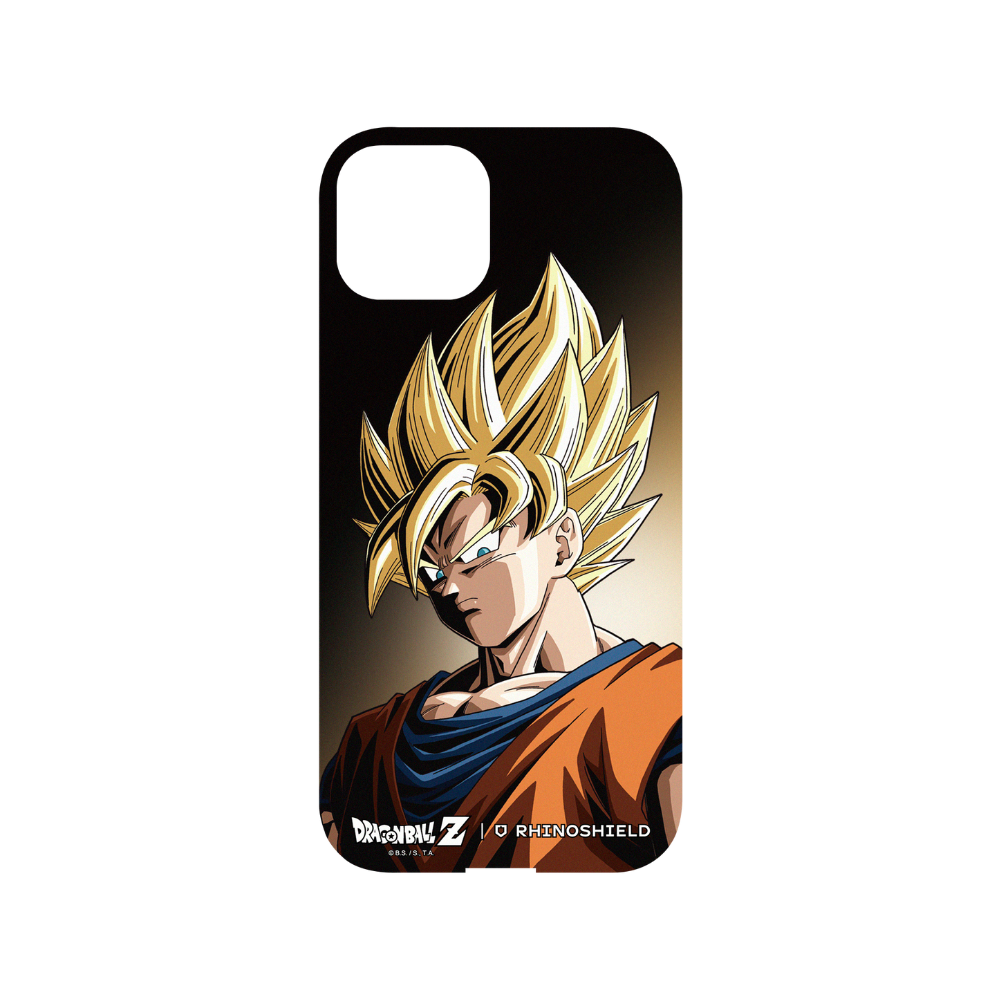 RHINOSHIELD X Dragon Ball Z Mod NX iPhone 14 Case - Goku - Super Saiyan - Dark edition Backplate